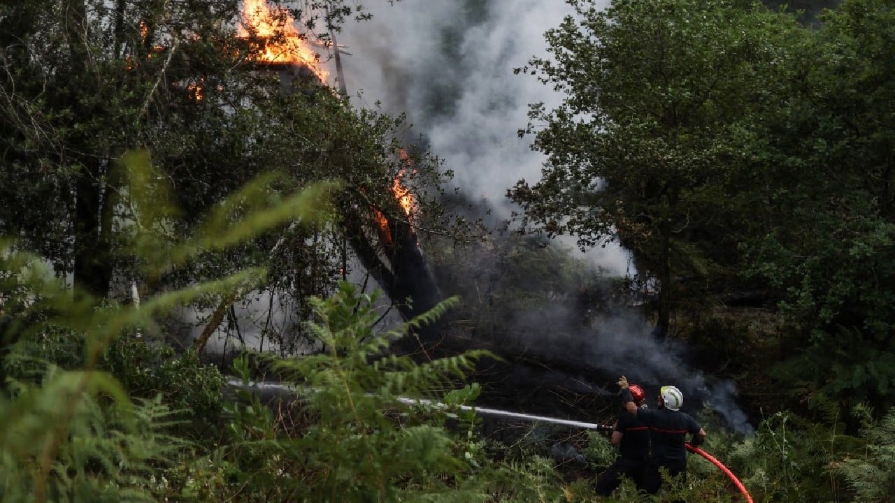 Some 600 firefighters have been battling the blazes in the region, aided by waterbomber aircraft. To limit the risk of accidental fire, some cities -- including Toulouse and Lourdes -- made changes to their Bastille Day celebrations on July 14. Nimes simply cancelled the traditional fireworks altogether. (Image: AFP)