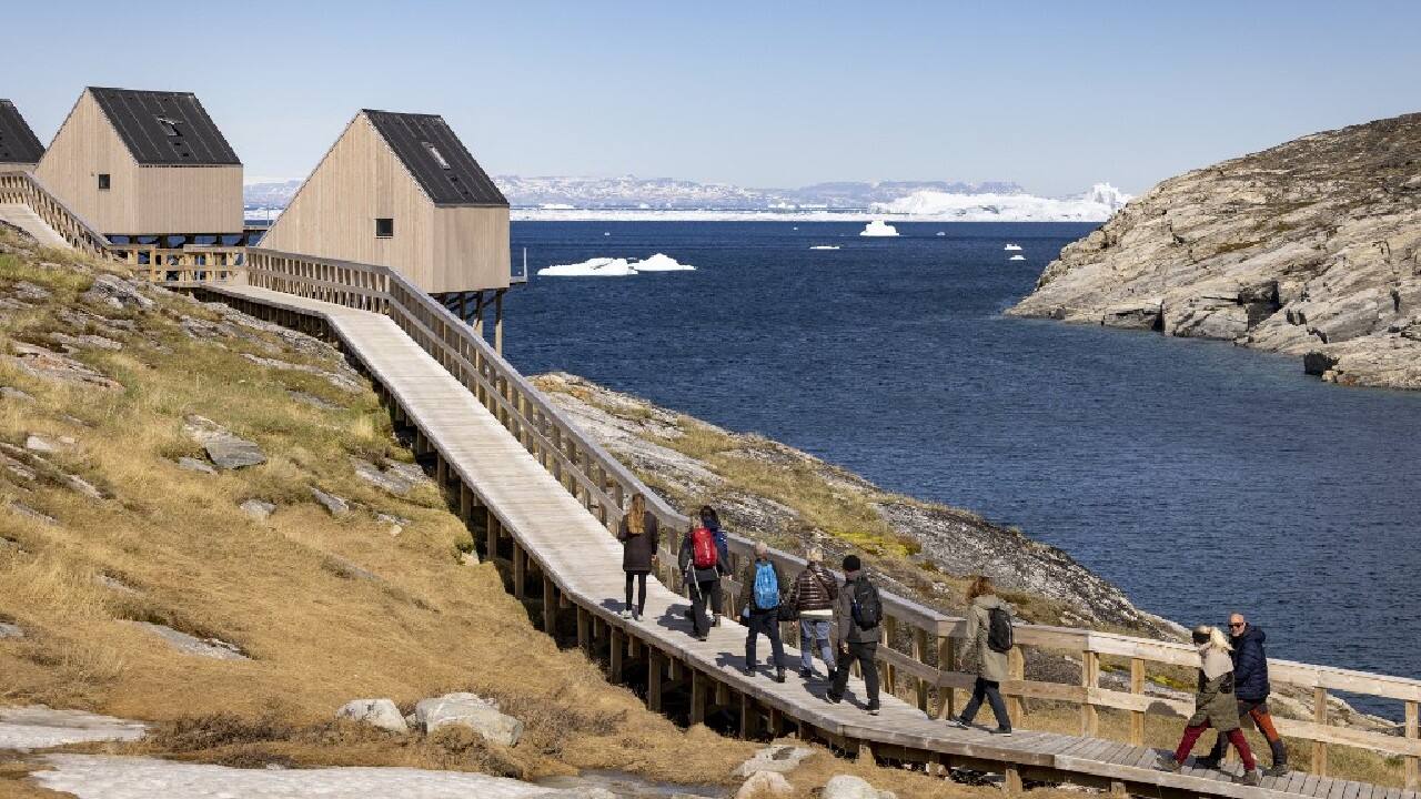 A long-overlooked destination, Greenland -- an Arctic island territory nine times the size of the UK -- welcomed more than 100,000 tourists in 2019, nearly double its population, before Covid cut the momentum. Smarason said the presence of KOKS "is exactly what we strive for in our effort to reach a certain distinguished kind of guests". (Image: AFP)
