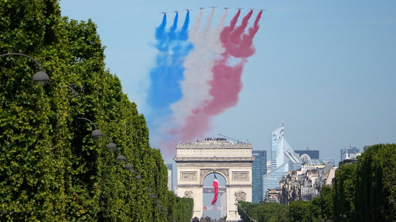 This year&apos;s Bastille Day parade was designed to demonstrate France’s c...