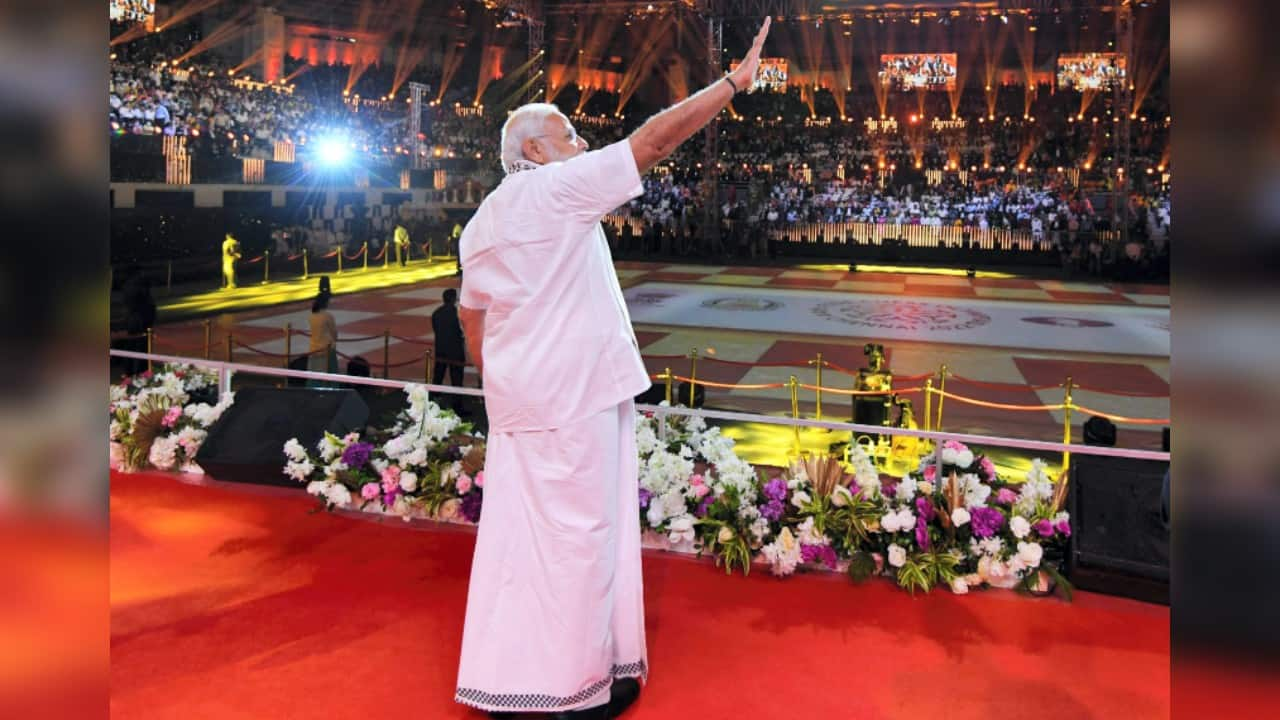 IN PICS  PM Modi declares open 44th Chess Olympiad in Chennai