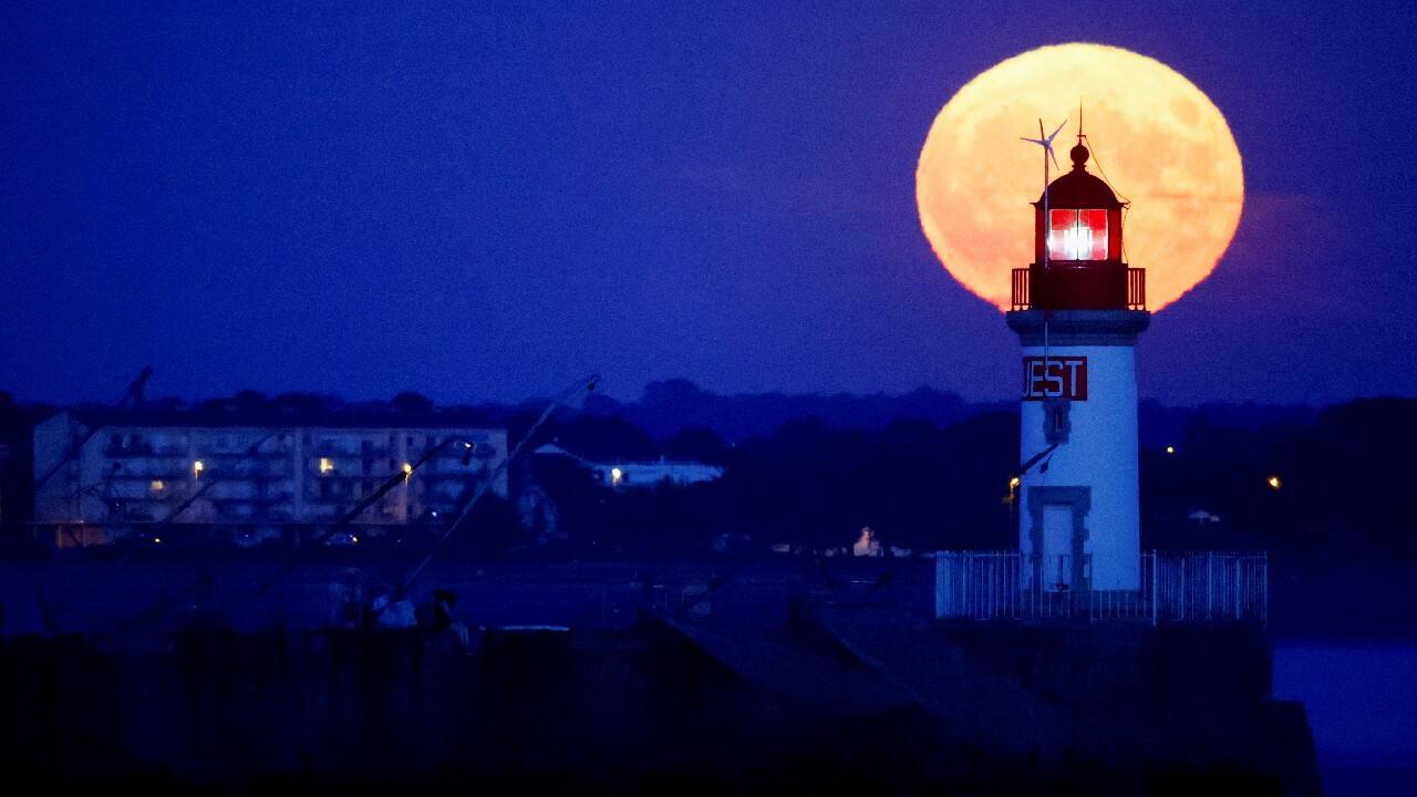 Biggest supermoon of 2022 lights up night skies around world
