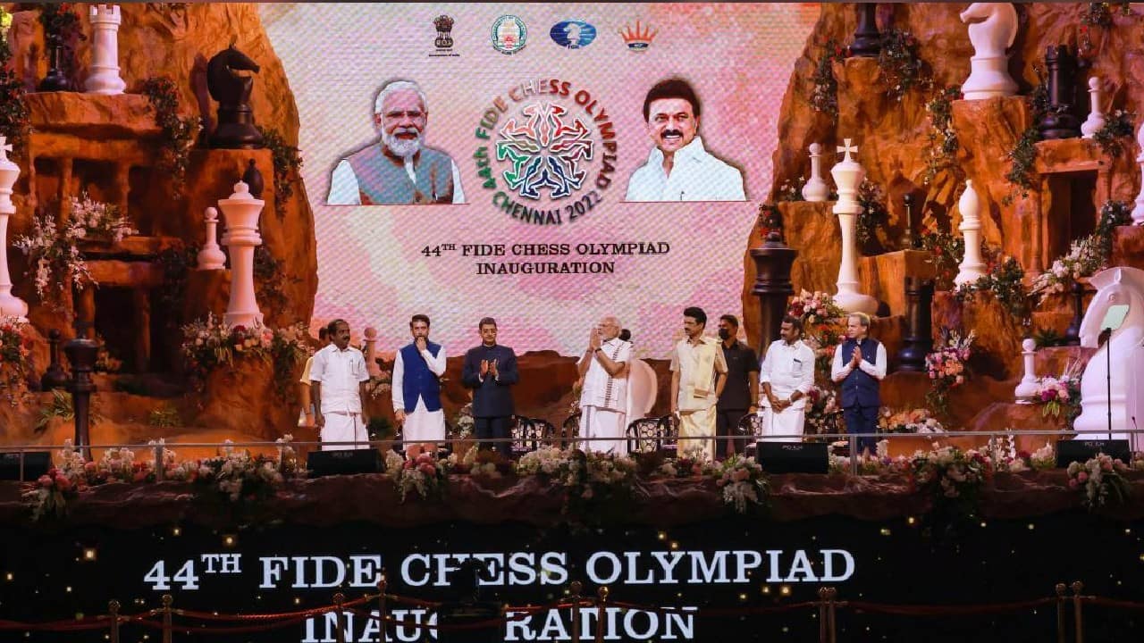 44th FIDE Chess Olympiad PM Narendra Modi kicks off the opening ceremony