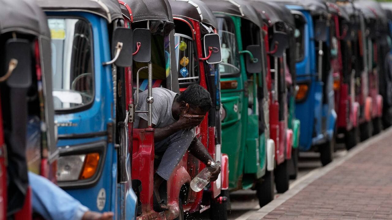 ”Finding money is a challenge. It’s a huge challenge,” Power and Energy Minister Kanchana Wijesekera told reporters. He said the government has ordered new fuel stocks and the first ship with 40,000 metric tons of diesel is expected to arrive on July 8 while the first ship carrying gasoline would come on July 22. (Image: AP)