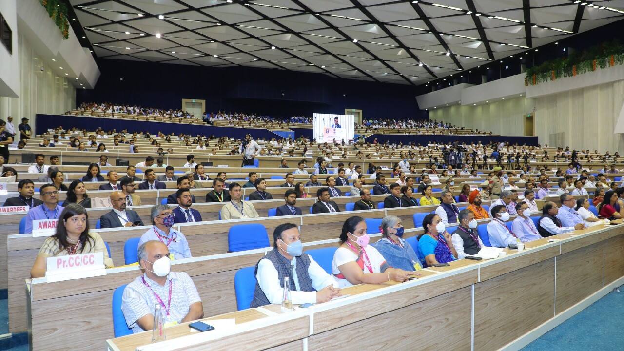As part of GST Day, 2022 celebrations, five presentations by thematic groups from trade are being made. (Image: Twitter @cbic_india)