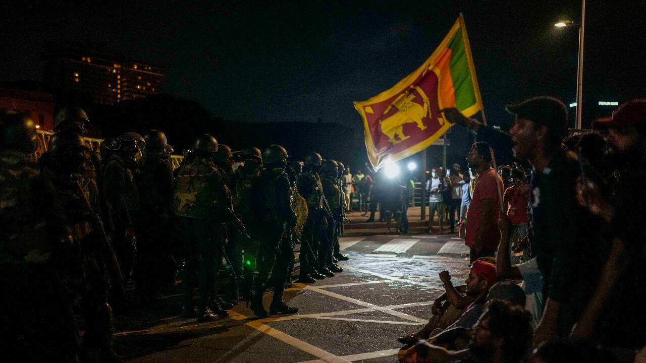 On July 18, in his role as acting president, Wickremesinghe declared a state of emergency that gave him broad authority to act in the interest of public security and order. Authorities can carry out searches and detain people under the emergency, and Wickremesinghe can change or suspend any law. Parliament can regularly review the state of emergency, and it will expire without its approval. (Image: AP)