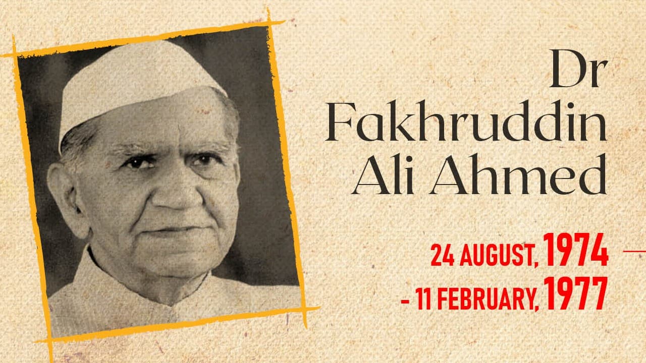 Dr Fakhruddin Ali Ahmed served India as the President from August 24, 1974 to February 11, 1977. Ahmed was chosen for the presidency by Prime Minister Indira Gandhi in 1974, and on 20 August 1974, he became the second Muslim to be elected President of India. He is known to have issued the proclamation of emergency by signing the papers at midnight after a meeting with Indira Gandhi the same day. He used his constitutional authority as head of state to allow her to rule by decree once the Emergency in India was proclaimed in 1975. (Image: News18 Creative)