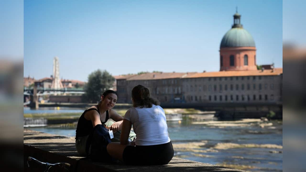 Britain has issued an &quot;amber&quot; alert -- the second highest of three levels -- while one UK climate official said there was a chance Britain's highest temperature, the 38.7C recorded on July 25, 2019 at Cambridge Botanic Garden, could be surpassed. (Image: AFP)