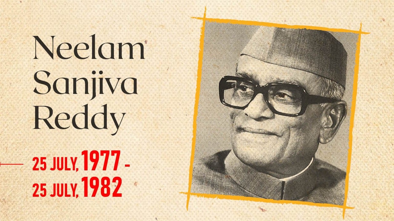 Neelam Sanjiva Reddy, the sixth President of India, serving from July 25, 1977 to July 25, 1982, was elected after with the unanimous support of all political parties. At 64, he became the youngest ever person to be elected President of India. He was also the only serious presidential candidate to have contested twice – in 1969 against V V Giri and in 1977. Reddy was the only validly nominated candidate in the fray which made elections unnecessary and thus he became the first person to be elected President of India without a contest. (Image: News18 Creative)
