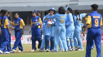 Taapsee Pannu with state-level cricketers and co-actors in 'Shabaash Mithu'. The filmmakers cast professional cricketers in the film to get aspects of the play right.