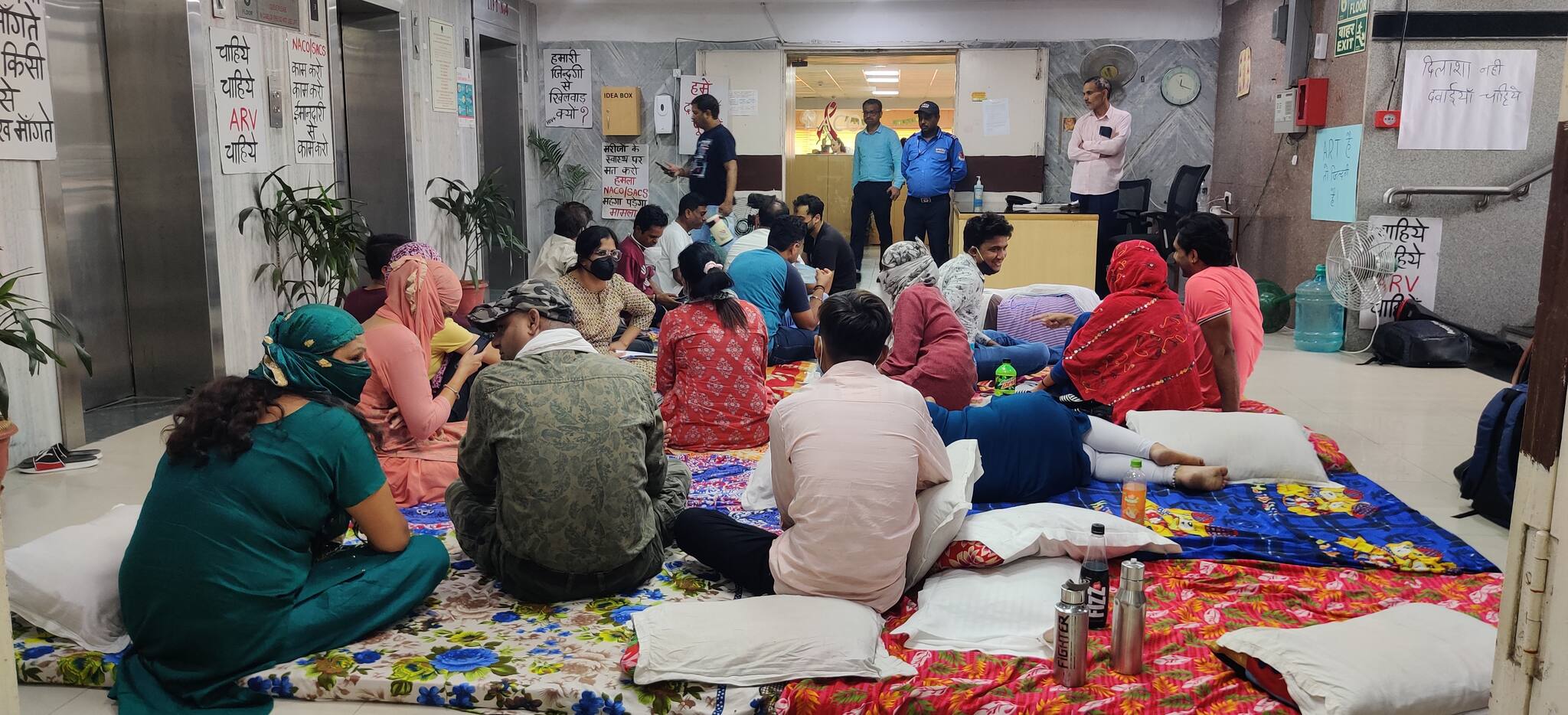 HIV patients protest over drug shortage; health ministry says adequate stocks available HIV patients protest over drug shortage; health ministry says adequate stocks available