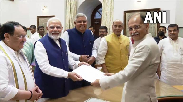 Vice President Poll: NDA Candidate Jagdeep Dhankar Files Nomination