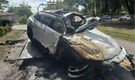 Lamborghini flies through air, lands on house roof in fiery crash