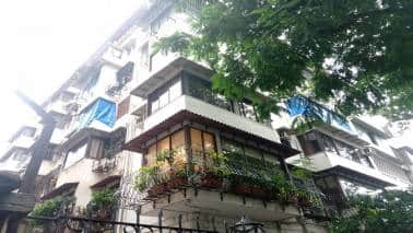 A picture of a building with balcony on A Road of Marine Drive area in Mumbai. (Picture credits: Mehul R Thakkar)