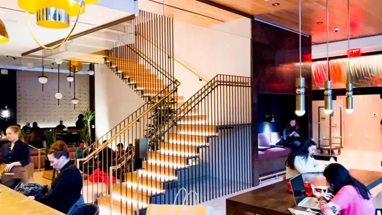 Motto lobby and coworking space