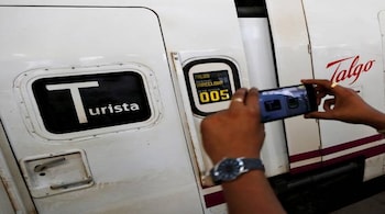 A man takes pictures of the high speed Talgo train in Mumbai, August 2, 2016 (Representative image: Reuters)