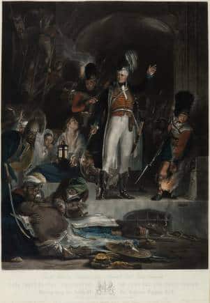 Tipu Sultan General Sir David Baird Discovering the Body of the Sultaun Tippoo Sahib (1843) by Scottish artist David Wilkie