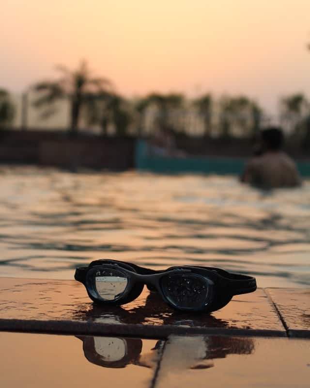 Swimming goggles let you see clearly in water and also protect your eyes. (Image: Akshat Jain/Unsplash)