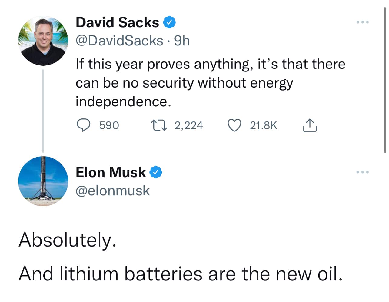 battery tweet