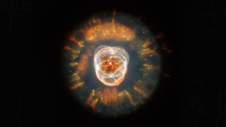 Clown-faced Nebula, as seen by the Hubble Space Telescope. (Image: NASA via Unsplash)