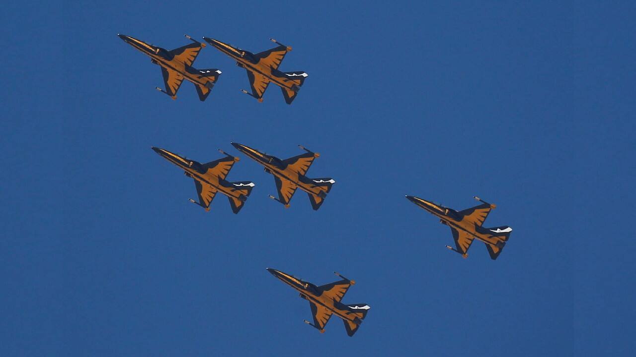 In Pics Egypt, South Korea perform Pyramids Air Show 2022