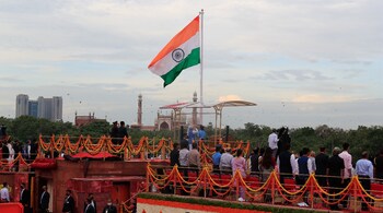 Prime Minister Narendra Modi addressed the nation from the ramparts of the Red Fort during the celebration of 76th Independence Day. (Image: AP)