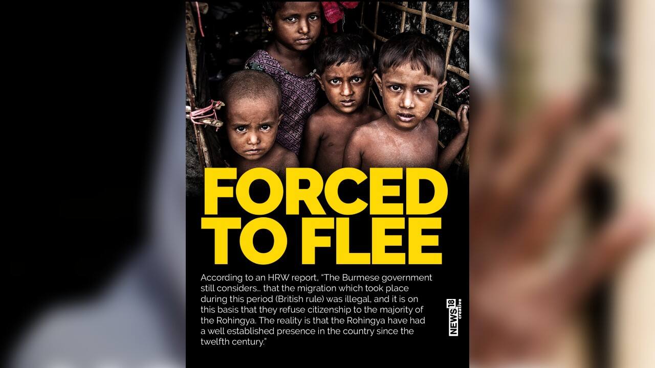 According to an HRW report, &ldquo;The Burmese government still considers&hellip; that the migration which took place during this period (British rule) was illegal, and it is on this basis that they refuse citizenship to the majority of the majority of the Rohingya. The reality is that the Rohingya have had a well-established presence in the country since the twelfth century.&rdquo; (Image: News18 Creative)