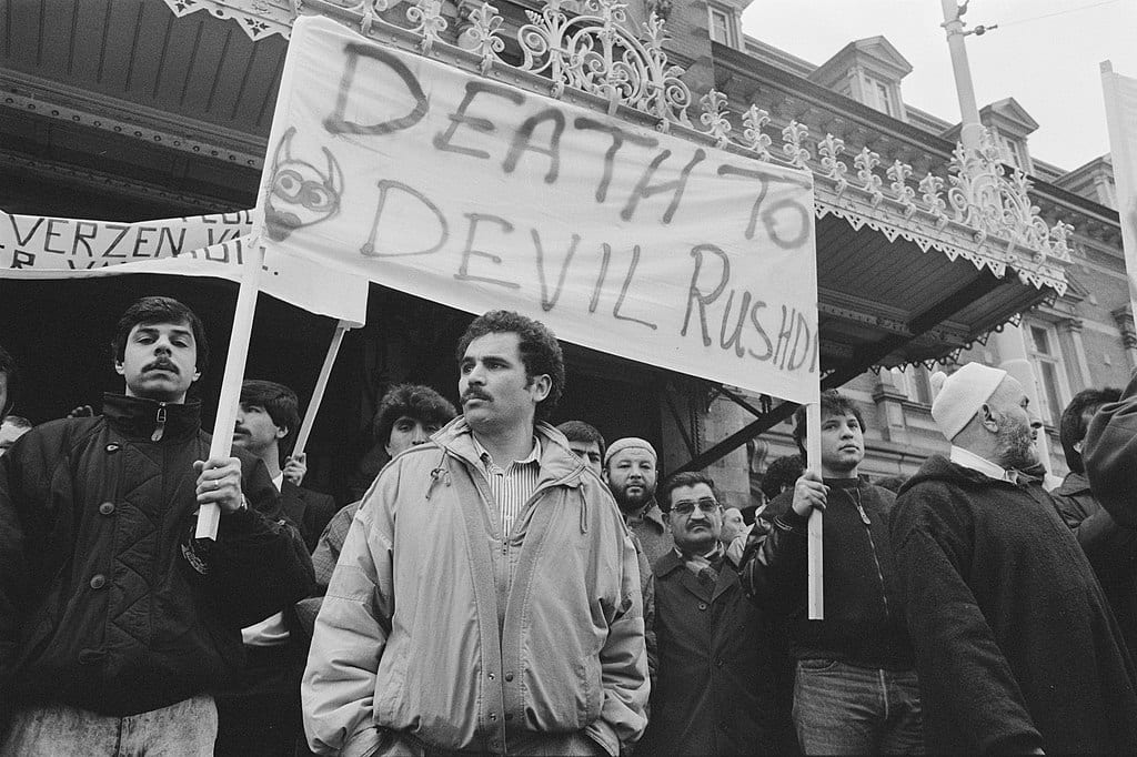 A March 1989 demonstration in Denmark. (Photo via Wikimedia Commons)