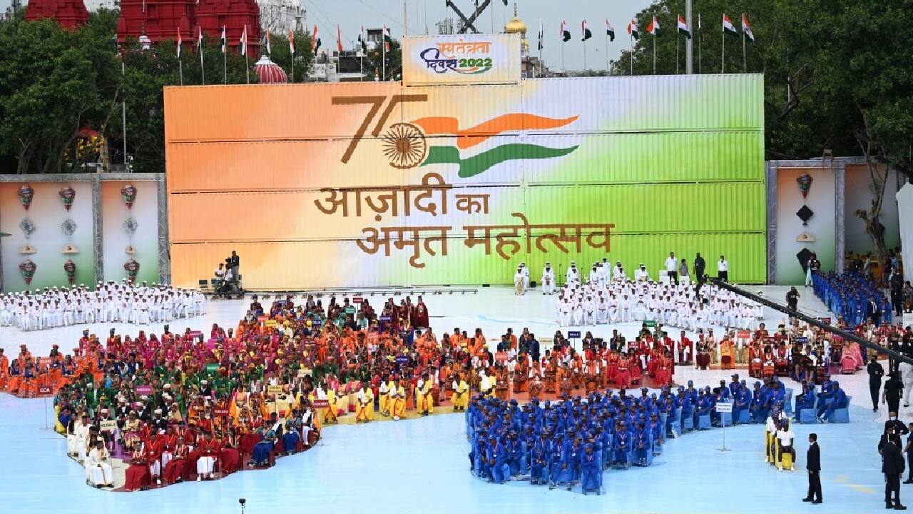 'Azadi ka Amrti Mahotsav' requires effort of 'Team India' | PM Modi said 'Azadi ka Amrit Mahotsav' has begun and calls for 'Team India'. “Resolving anew we must begin the Amrit Kaal of independence.” (Image: AFP)