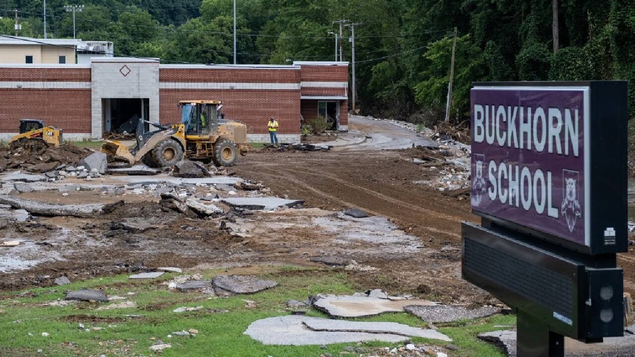 President Joe Biden has issued a disaster declaration for the Kentucky flooding, allowing federal aid to supplement state and local recovery efforts. (Source: AFP)