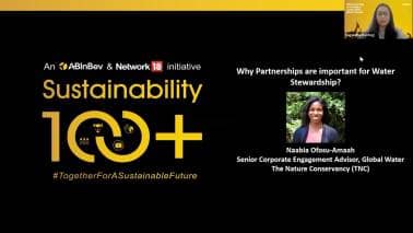 Sustainability100+ Masterclass - Why partnerships are important for Water Stewardship?