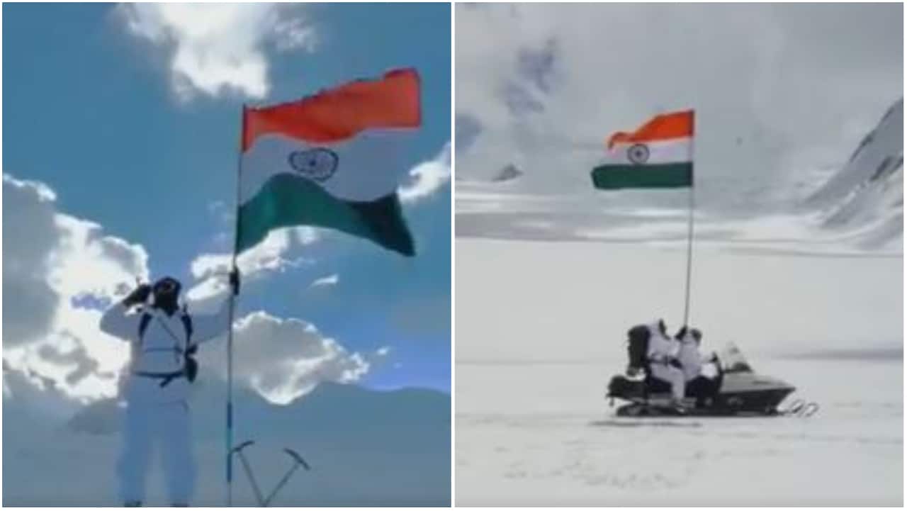 In January last year, Captain Shiva Chauhan from the Army's Corps of Engineers was posted at a frontline post in Siachen Glacier, in the first such operational deployment of an woman Army officer at the key battlefield. (Image: ANI)