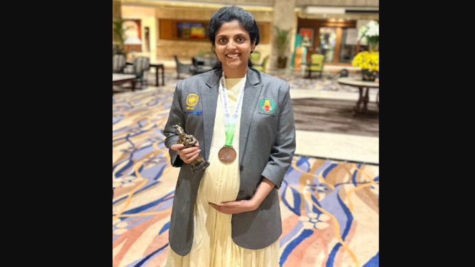 44th Chess Olympiad 2022 Chennai Pregnant Harika Dronavalli Indian Women  Team Koneru Humpy R Vaishali Tania Sachdev Bhakti Kulkarni