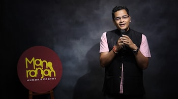 Rakesh Tiwari, 35, is a fulltime Hindi spoken word poet.