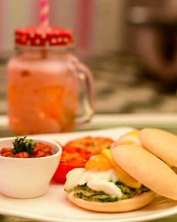 Breakfast at Social Hideout.