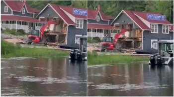 Screengrabs from a video tweeted by @dtapscott