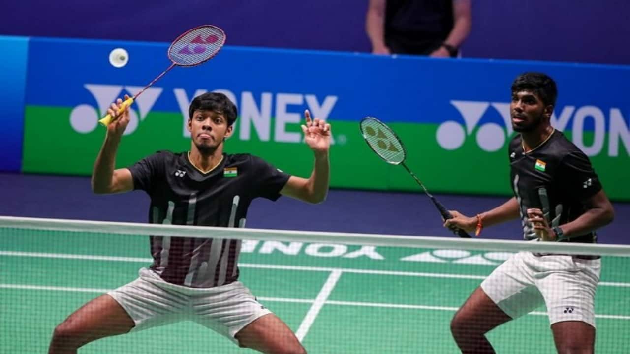 CWG 2022 Indias Satwik Rankireddy-Chirag Shetty win gold in badminton mens doubles