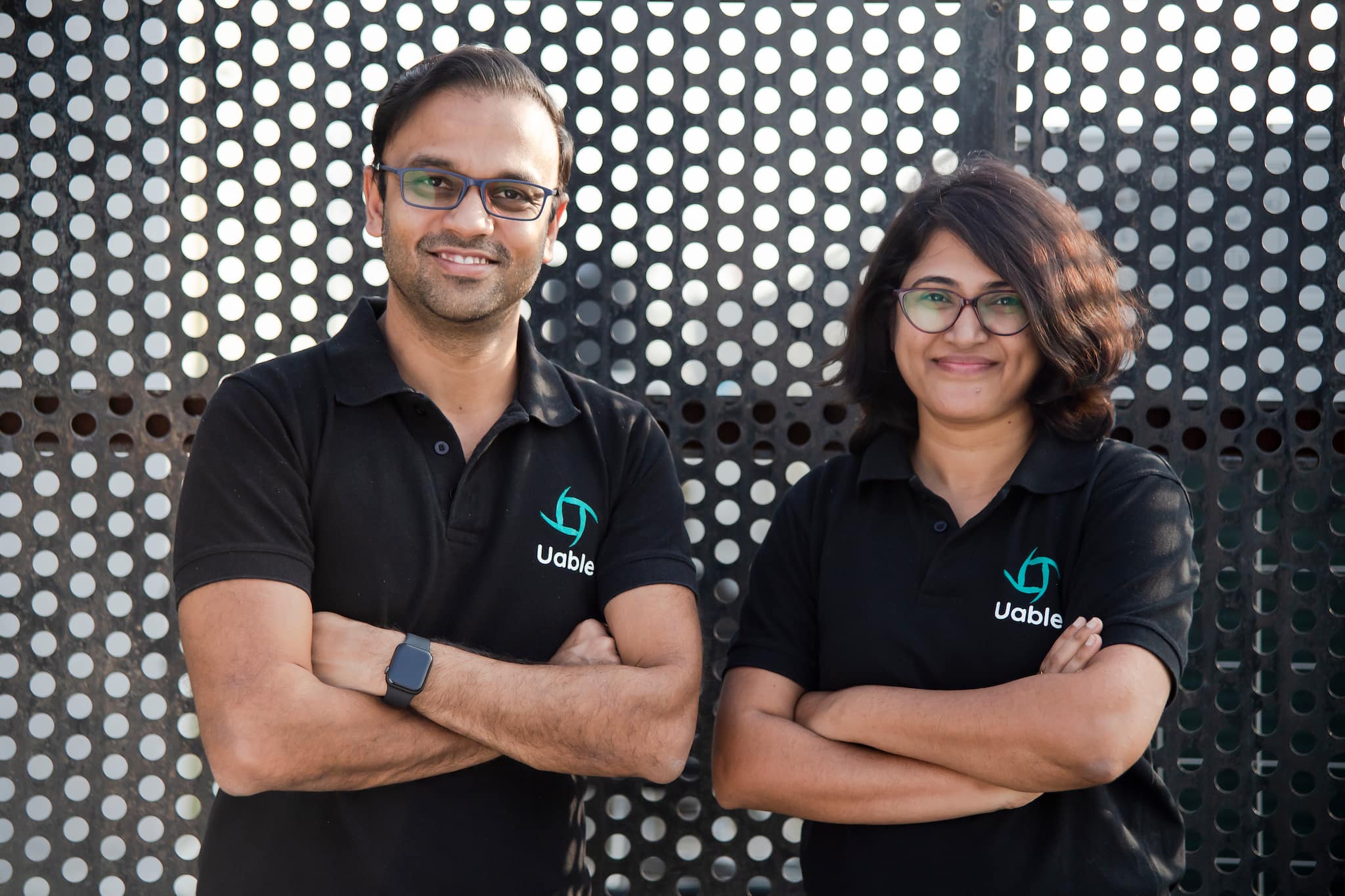 Saurabh Saxena and Vasavi Kandula, co-founders, Uable