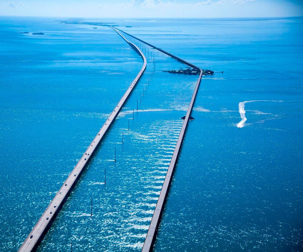 Seven Mile Bridge was completed in 1982. (Photo: Rob O'Neal/Florida Keys News Bureau courtesy Florida Keys Tourism Council)
