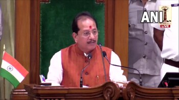 A crowd blocked the convoy of Bihar's Deputy Chief Minister Vijay Kumar Sinha in his constituency, Lakhisarai