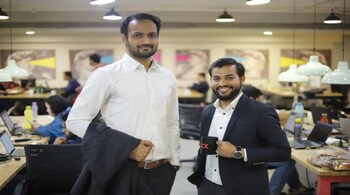 CoinDCX co-founders Neeraj Khandelwal and Sumit Gupta.