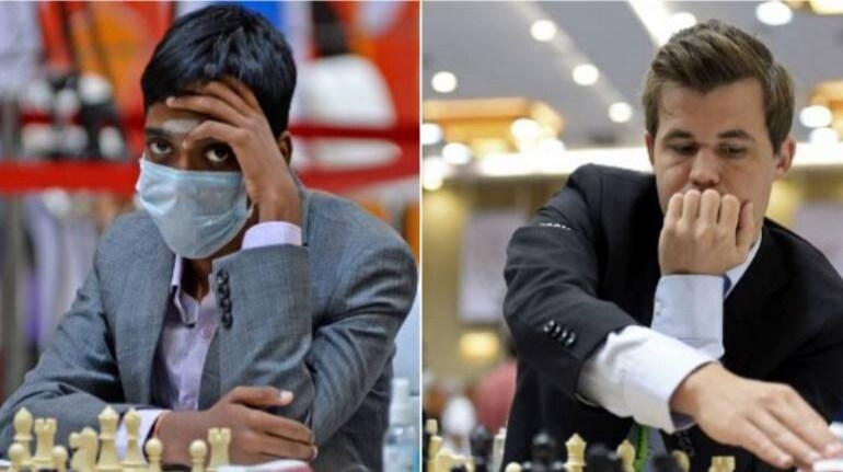 The second game of the FIDEWorldCup final between Praggnanandhaa