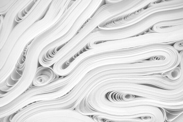 Remember, the quality of paper you choose will impact MRP. (Image: JJ Ying via Unsplash)