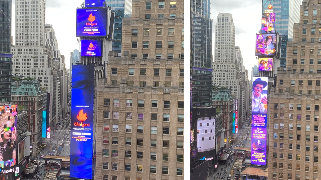 Storyboard18 | Why are Indian brands advertising in NYC's Times Square?