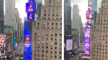 There are 238 billboards on the square. On an average, nearly 380,000 pedestrians enter Times Square, and another 115,000 drivers/passengers pass through in cars and buses each day. But the real reach is when a photo of your ad in Times Square spreads across the world through social media.