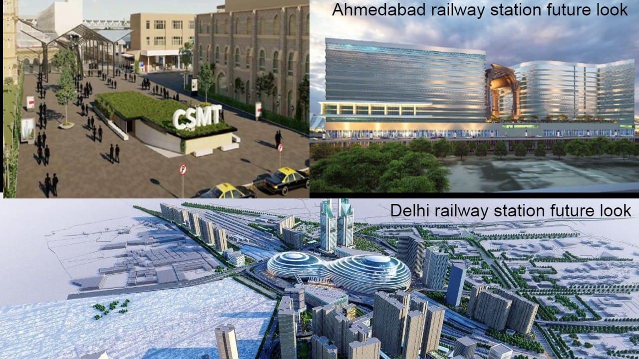 Railways To Redevelop New Delhi Ahmedabad And Mumbai CST Station   1 New Look Of Delhi Mumbai Ahmedabad Station 