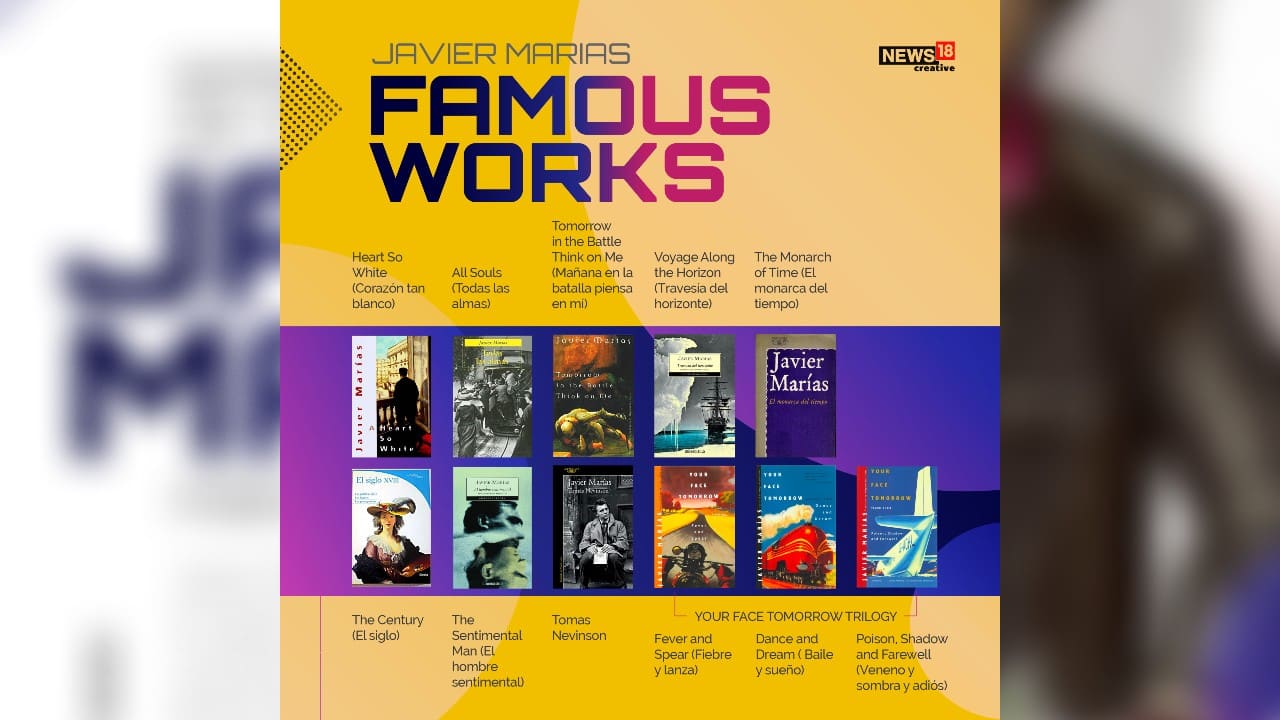 Apart from awards, his writing also earned him a kingdom. This was thanks to his novel &quot;All Souls&quot;, in which he mentions British poet John Gawsworth, king of Redonda, a small rocky island that belongs to Antigua and Barbuda. A look at some of the famous works of Marias.