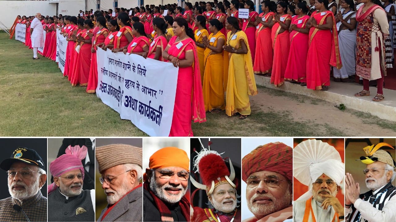 2018 | PM Modi visited his parliamentary constituency Varanasi where he spent time with children of a primary school to mark his 68th birthday. The students were provided with solar lamps, stationary, school bags and notebooks. Later, the PM offered prayers at the city’s Kashi Vishwanath temple. The day was made special when the Navajivan Trust, founded by Mahatma Gandhi, published the Gujarati version of the Exam Warriors by PM Modi. He is the third PM of India to be published by the Trust.