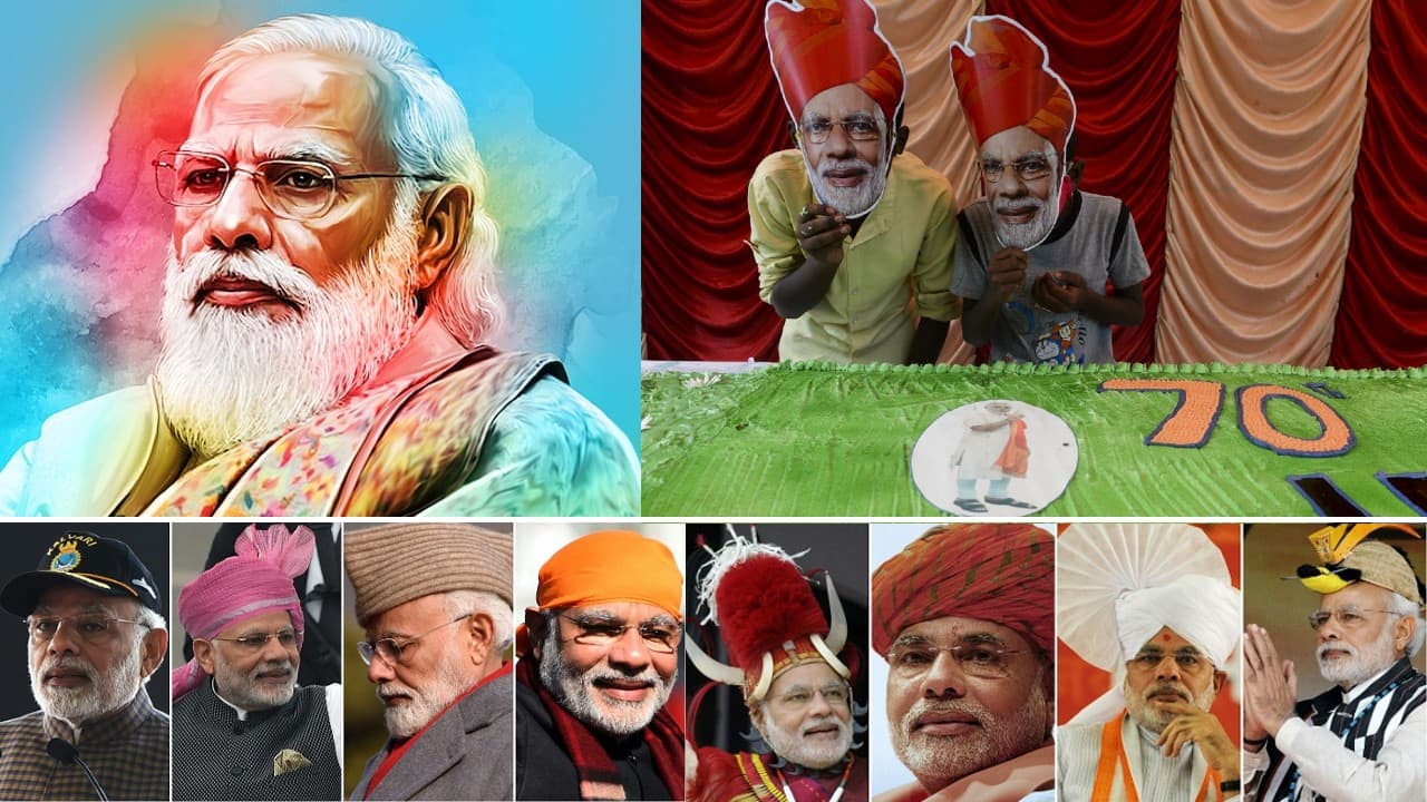 2020 | The 70th birthday of PM Modi fell amid the coronavirus outbreak. As the country was battling with pandemic, celebrations have been low-key with focus on social service and symbolic initiatives.