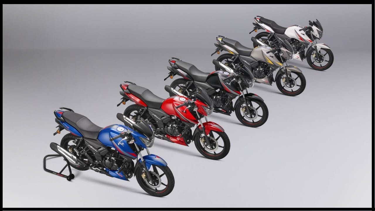 There are new features as well. The first is the addition of three riding modes – Sport, Urban and Rain – which alter the power delivery as well as ABS settings to better suit the riding conditions. The second is the addition of an all-digital instrument cluster complete with a gear-position indicator, shift assist, and bluetooth connectivity. TVS’s SmartXonnect system offers voice assistance and pairing via the TVS Connect app. (Image: TVS Motor)