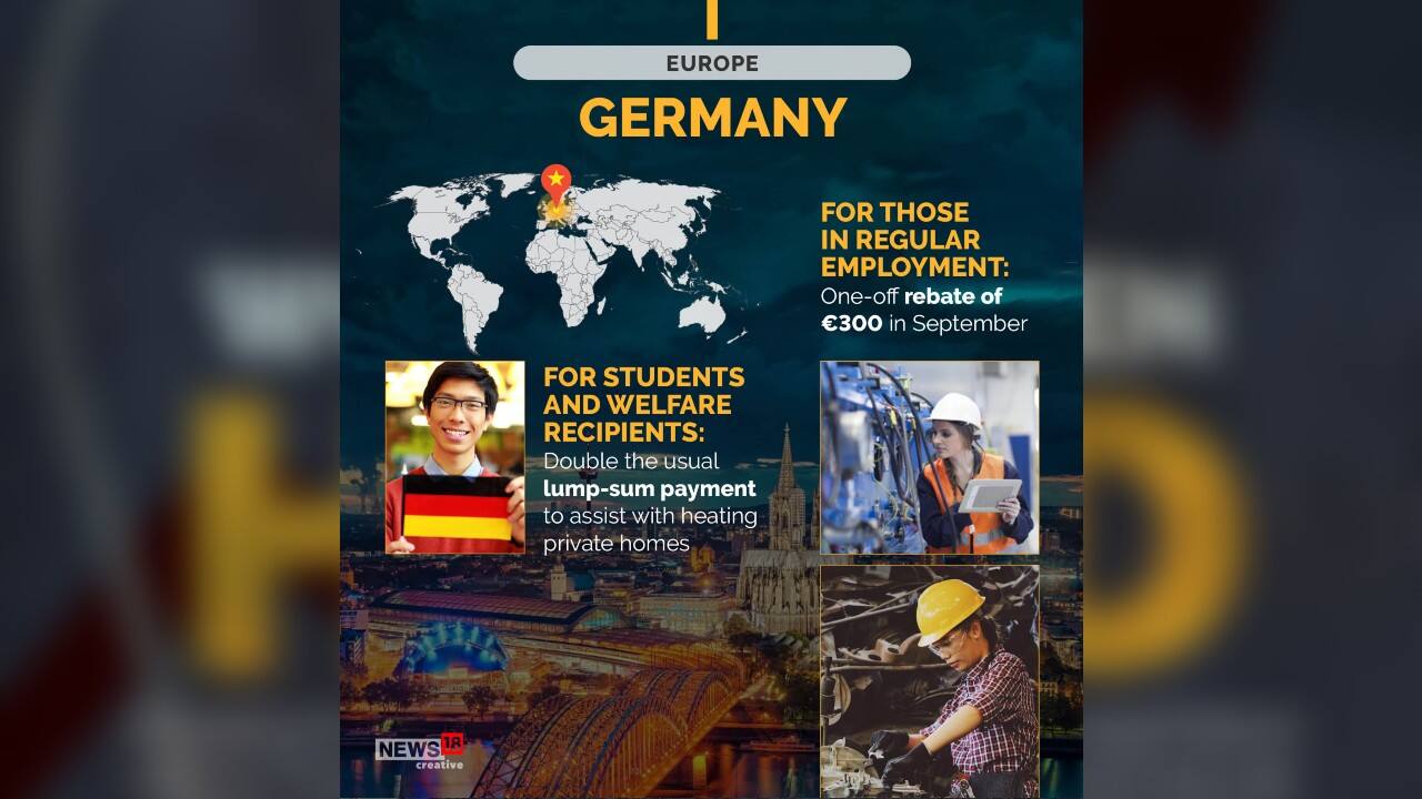 For students and welfare recipients, Germany double the usual lump-sum payment to assist with heating private homes. (Image: News18 Creative)